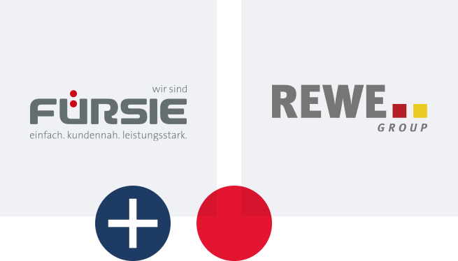 Logo FÜR SIE eG, Logo REWE Group